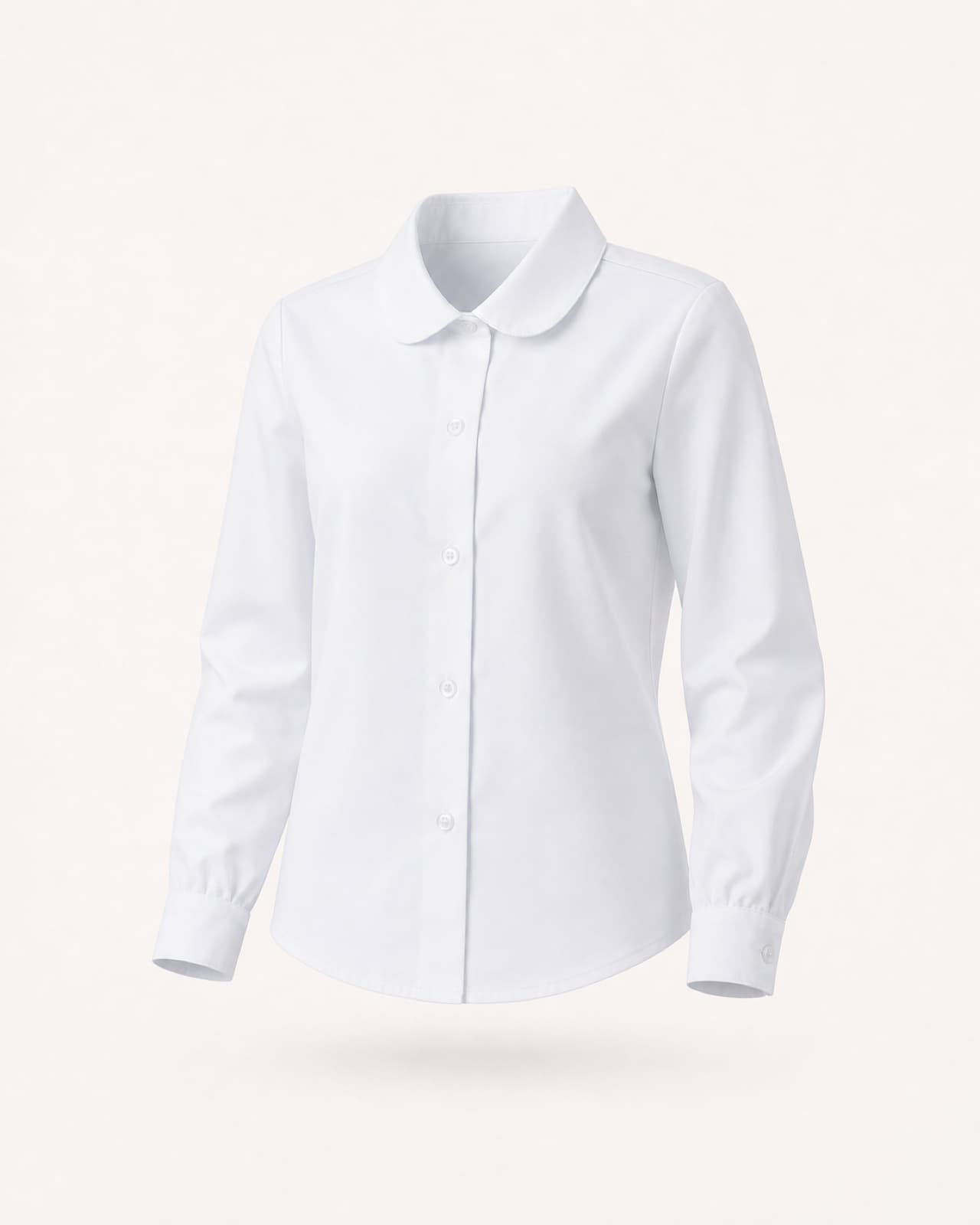 Blusa cuello redondo de la línea escolar de Farotex