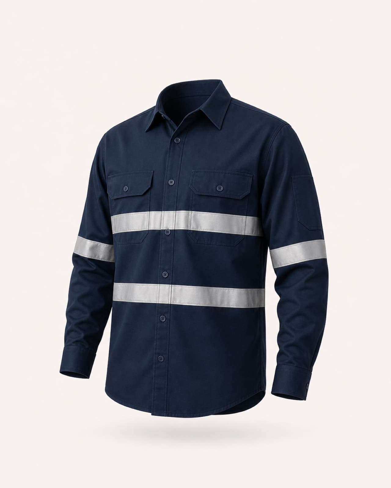 Camisa jean de la línea industrial de Farotex